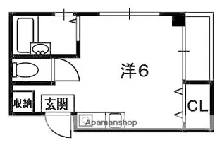 サンロード有馬【4階】の間取り