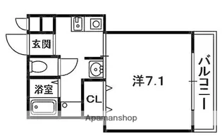 レジデンスサンコー【1階】の間取り