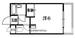 マルエスマンション川原町【3階】の間取り