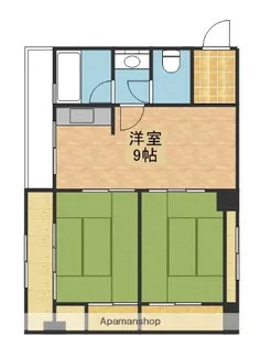 大和田コーポ【3階】の間取り