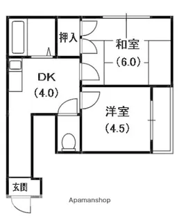 ヴァンベール垣内【3階】の間取り
