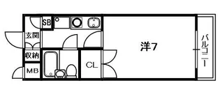 大東御殿山ビル【4階】の間取り