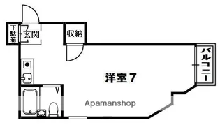 シップス甲斐田1【3階】の間取り