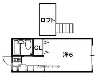 トキワハイツ【1階】の間取り