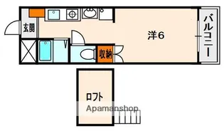 デイジーコート牧野【2階】の間取り