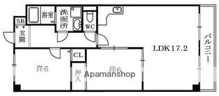 メルベーユ桜丘【2階】の間取り