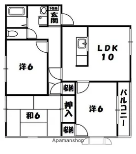 フォレストM A棟【1階】の間取り