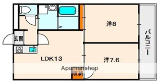 エクセラン【2階】の間取り