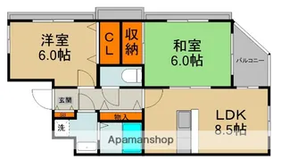 Annex Devote【3階】の間取り