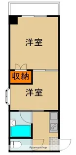 ウイング英【2階】の間取り