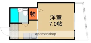 ハイツ月出【2階】の間取り