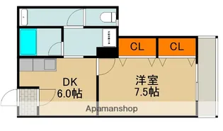 アクアアトラスⅢ(旧 大晃ビルⅡ)【1階】の間取り