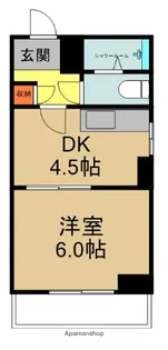 千林ビューティーハイツ【2階】の間取り