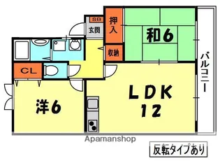 レジュールメゾン喜多【2階】の間取り