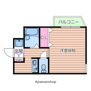 ライフハイム須賀【3階】の間取り