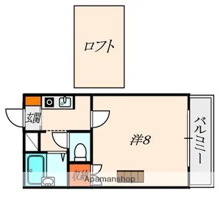 エステート明和Ⅱ【2階】の間取り