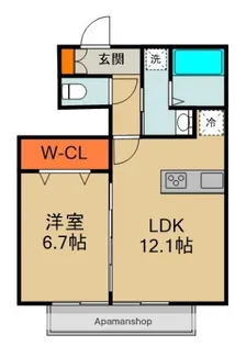 STハイツⅠ【1階】の間取り