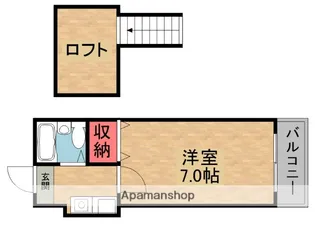 ショウロ御殿山【2階】の間取り
