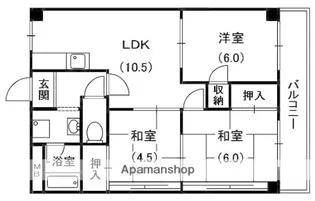 サンファーストウエダ【2階】の間取り