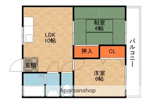 ハーモニーヒルズ桜丘【3階】の間取り