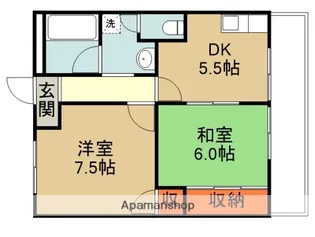 大西マンション【3階】の間取り