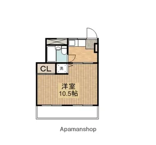 隆生ハイツ【3階】の間取り