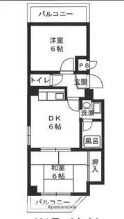 エリータ守口【4階】の間取り
