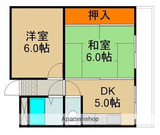 新京阪ビル【4階】の間取り