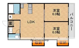 雅マンション【4階】の間取り