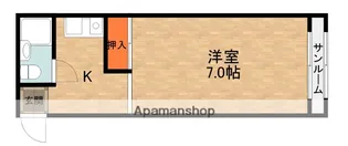 サンプラザ新橋【2階】の間取り