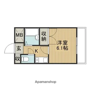 ルパッセURAKAWA【3階】の間取り