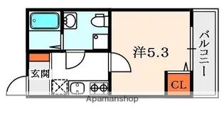 CASA御殿山【3階】の間取り