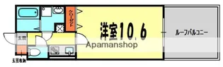 レジデンスナンワ香里園【1階】の間取り