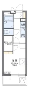 レオパレス上三ツ島【315号室】の間取り
