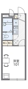 レオパレスボナール【304号室】の間取り