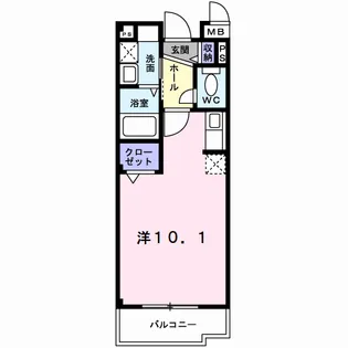 プログレNΑ【302号室】の間取り