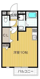第2北松川【205号室号室】の間取り