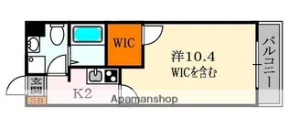 モダンアパートメント枚方岡山手【1階】の間取り