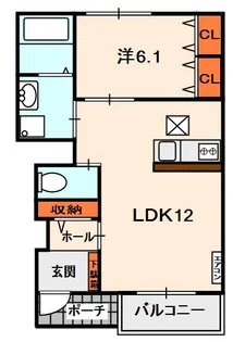 ヴィアレガーロⅡ【1階】の間取り