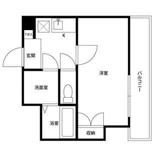 アムール 山本【2階】の間取り