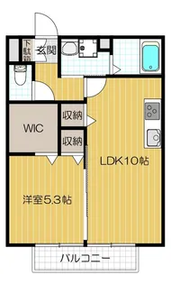 カーサ南野口【203号室号室】の間取り