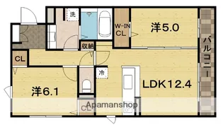 ETERNA B棟【2階】の間取り