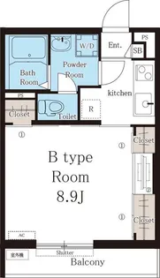 リブリ・カドマ【1階】の間取り