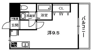 エクセ・コート【1階】の間取り