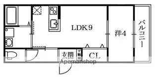 FELICITA【1階】の間取り