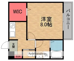 FELICITA【1階】の間取り