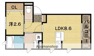 アルヴィータ【1階】の間取り