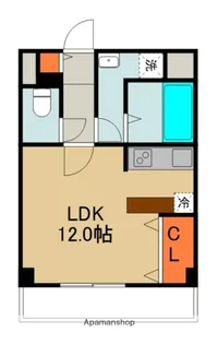 ヴィルフランシュ【5階】の間取り