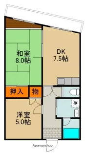 ロイヤルハイツ木村2号館【2階】の間取り