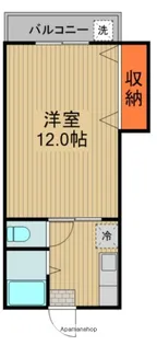川口マンション【3階】の間取り